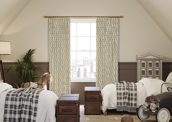 Kings Breakfast, Stripe Toast - Made to Measure Curtains - Image 3